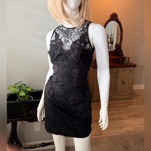 H&M Black Lace Mini Dress